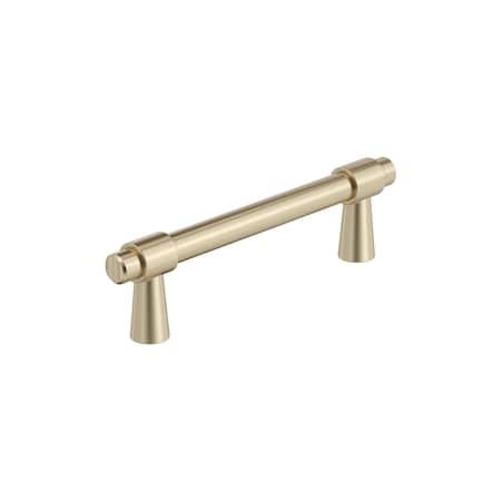 Amerock Destine 3-3/4 inch 96mm Center-to-Center Golden Champagne Cabinet Pull BP36858BBZ
