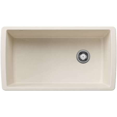 Blanco Diamond SILGRANIT 33in Super Single Undermount Kitchen Sink - Soft White 443071