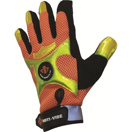 Tool Time Anti-Vibration High Visibility Mechanics Air Glove - 2 Extra Large TO320548