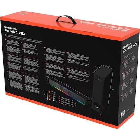 Creative Labs SYS, SPKR SB KATANA V2X S/E&UK&U-SM BK 51MF8400AA000