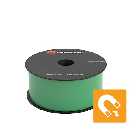 Labeltac Magnetic Supply 2in x 25ft LT4/Pro X, Green LT205M
