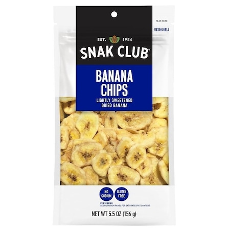 Snak Club CSU29419 Banana Chips, 5.5 oz 700562