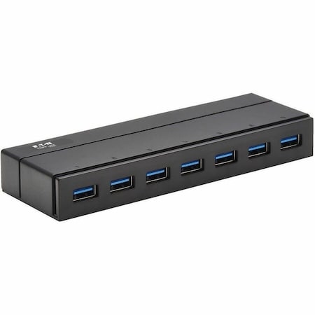 Eaton Tripp Lite Series 7-Port USB-A Mini Hub - USB 3.x 5Gbps, International Plug Adapters U360-007-INT