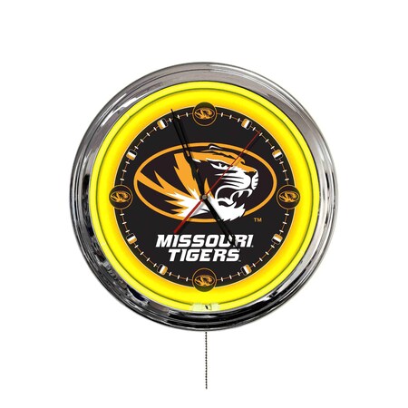 Holland Bar Stool University of Missouri 16 LED Wall Clock ClkL16