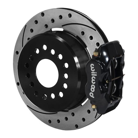 Wilwood 12.19 in. Forged Dynalite Rear Parking Brake Kit - Black WLD140-7141-D