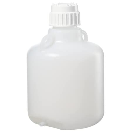 Nalgene Carboy, Polypropylene, 389 mm H, White, PK6 2301-0020