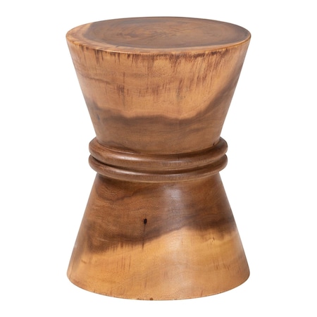 Bali & Pari Samira Solid Suar Wood End Table 263-14275-ZORO