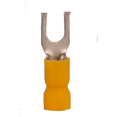 Hillsdale Terminal Fork Terminal, #10 Stud Size, 10 AWG, Vinyl Insulated, 500 PK 50293