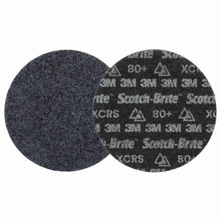 3M Scotch-Brite Precision Heavy Duty Surface Conditioning Disc, Extra Coarse 80+, 5 in x NH, 50PK HD-DH