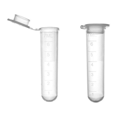 Zoro Select Test Tube, 0.51 in Dia, Colorless, PK1000 C0907
