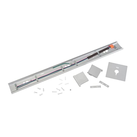 Keystone Wall Mounting Kit for 3' Series A Linear Arch Fixtures. Silver KT-LALED-3A-WM-KIT-S