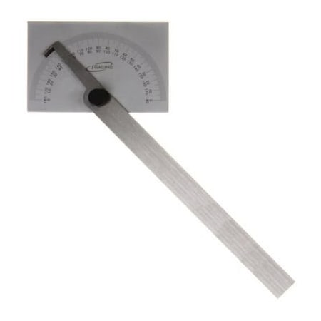 Igaging Square Head Protractor 6in Stainless Steel Bevel Setting 36-606