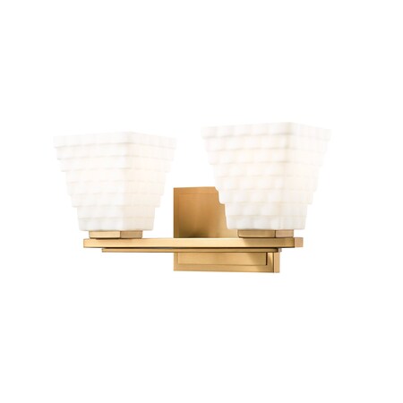 Z-Lite 2 Light Vanity in Modern Gold 7514-2V-MGLD