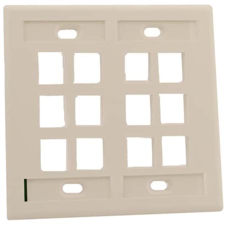 Leviton Electrical Box, Mounting Box Box Type, 2, Plastic 42080-12W