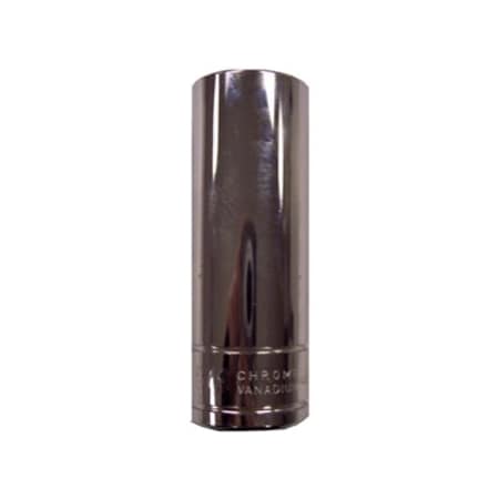 K-Tool International 3/8" Drive, 3/8" SAE Socket, 12 Points, Deep 12Pt, 3/8", 3/8"Dr KTI-22412