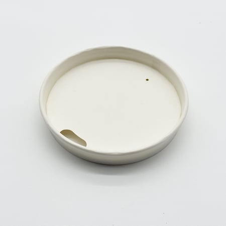 Verterra 8 OZ PAPER LID-WHITE, 1000 COUNT CASE, 50 COUNT INNERS, 1000PK VT-HTCUP-08-LIDPW