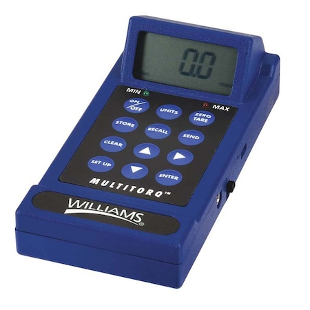 Williams Multi Torque Meter, LCD, 6" L, 3" W, 1 lb 1600-MT2W