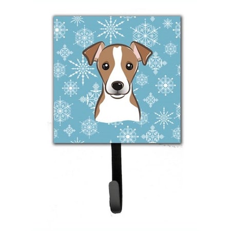 Carolines Treasures Snowflake Jack Russell Terrier Leash and Key Holder BB1694SH4