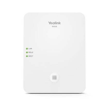 Yealink DECT IP Multi-Cell Base Station, For use with W80DM (required), Compatible W80B