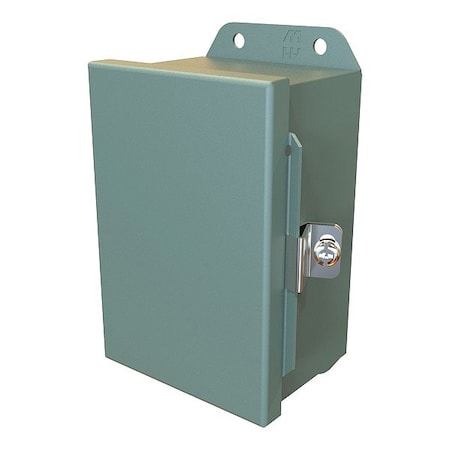 Hammond Clamps Electrical Enclosure, 6 in H, 3 in D, 4 in W, 12, 13, 3R, 4, Steel HJ643HLP