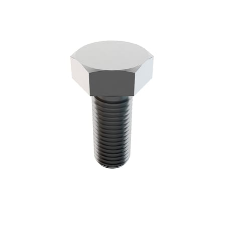 Zoro Select 316, 1"-8 Hex Head Cap Screw, Plain Stainless Steel, 2-1/2 in L 2-193-100C-250