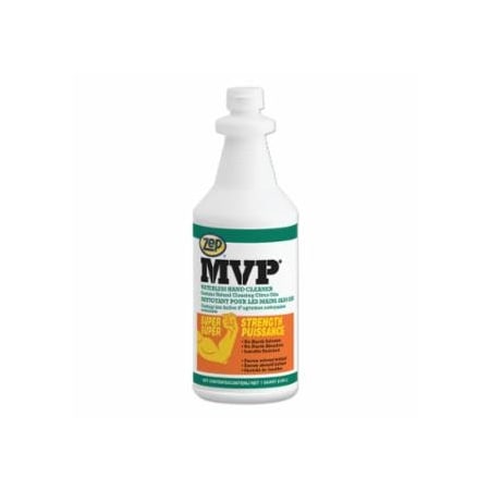 Zep MVP* Waterless Hand Cleaner, 32 oz, Bottle, 12PK 019-323001