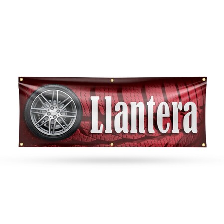 Signmission Llantera, 24 Inch x 72 Inch, Vinyl Banner B-72-30727