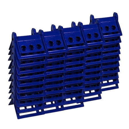 Mytee Products V Shaped Board 4 in Blue Plastic Corner Edge Protectors for Cargo Loads, 50PK PCPx50