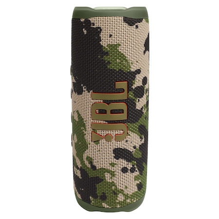 Jbl Flip 6 Waterproof Bluetooth Speaker, Camo JBLFLIP6SQUADAM