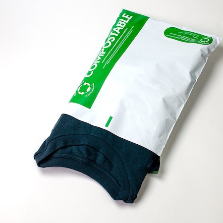 Elevate Packaging 12 x 15.5 in. White Compostable Mailers, 100PK HC0244