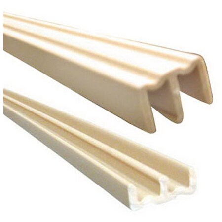 Dendesigns 0.125 x 48 in. Plastic Track Sets Tan DE2979298