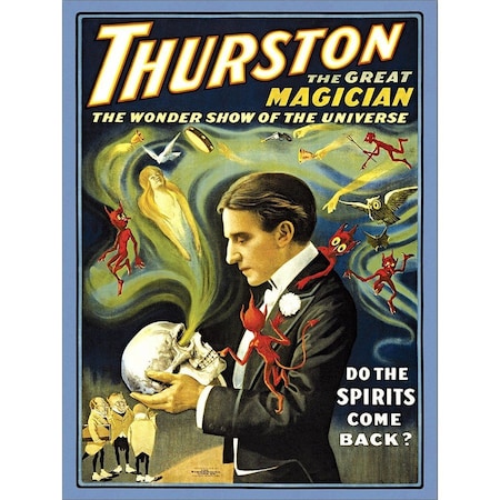 Homeroots Thurston Spirits Vintage Magic Unframed Print Wall Art 393390