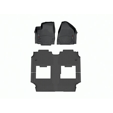 Weathertech Black, Front and Rear Floorliners 441662-1-2