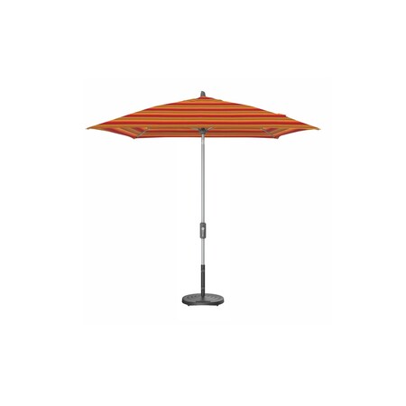 Treasure Garden 7.5 ft Square Patio Umbella, aluminum, fiberglass ribs, outdoor, Astoria Sunset Stripe UM847SQ-SS 56095 Astoria Sunset Stripe
