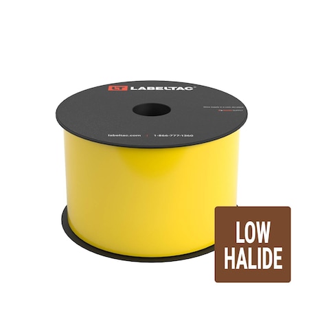 Labeltac Low Halide Supply 3in x 150ft LT4/Pro X, Yellow LT301LH