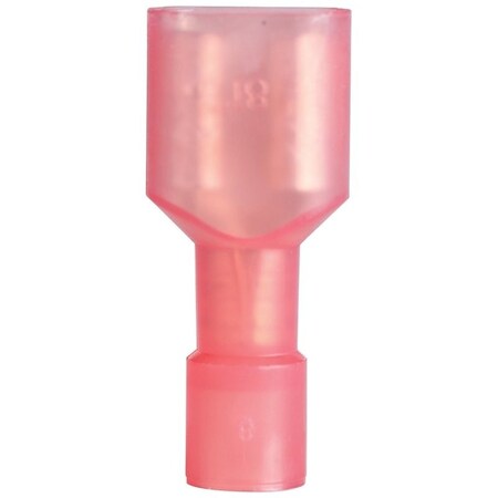 Gardner Bender Disconnect Terminal, 600 V, 22 to 18 AWG Wire, 14 in Stud, Vinyl Insulation, Red 10-151F