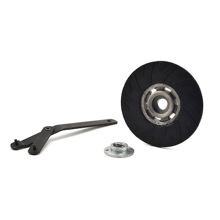 Superior Abrasives CENTER HOLE DISC HOLDER RUBBER BACKING PAD 425 4-1/2" MEDIUM A007313