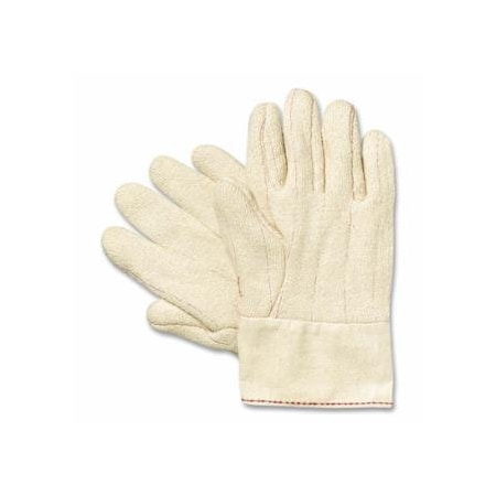 Wells Lamont Jomac HeatBlok Double Layer Palmed Gloves, Loop-In Terry Cloth, Natural, Large, 6PK 815-320
