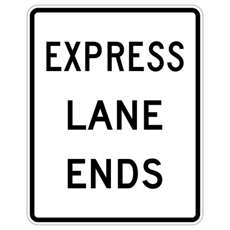 Sign Solutions Usa Traffic Sign, 48 in Width, Aluminum Sign, Vertical Rectangle DUS12HWT4860R3-42