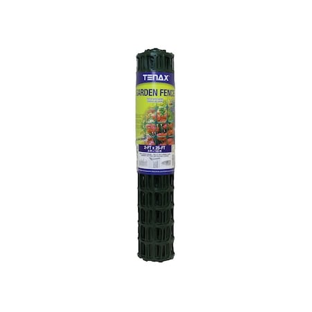 Tenax Fence 2 ft. H X 25 ft. L Polyethylene Garden Green Green 2A140089