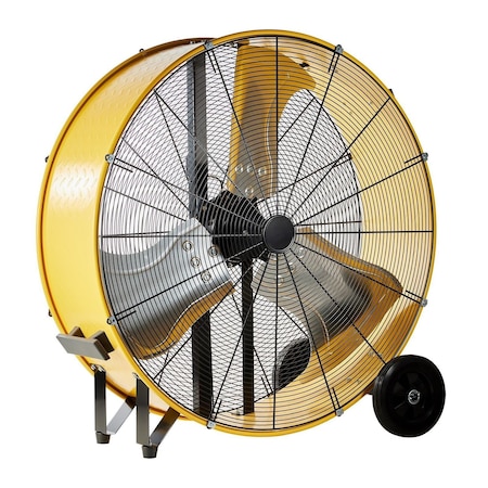 Edendirect Industrial Drum Fan, 30 in Blade Dia, 120V, 11,800/12,600/13,000 cfm IR-FAND36