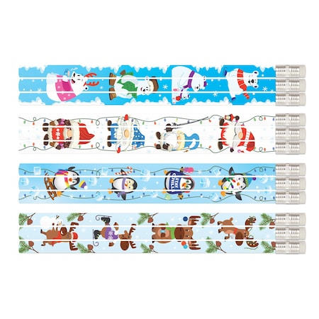 Musgrave Pencil Co Winter Adventure Pencil, 144PK D2598/12