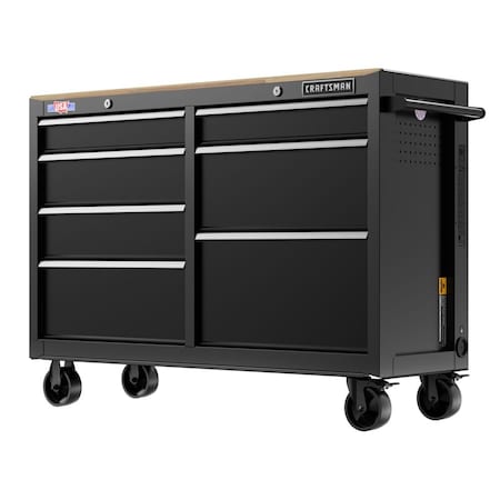 Craftsman Rolling Tool Cabinet, 37 1/2" H, 52" W CMST98530BK