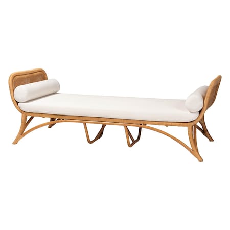 Bali & Pari Veve Bohemian Light Honey Rattan Daybed 251-13769-ZORO