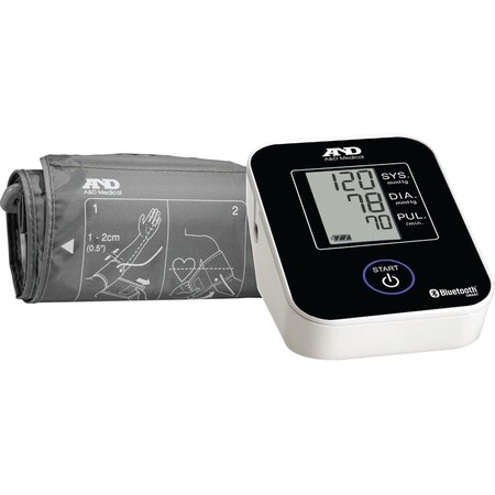 A&D UA651BLE Medical Deluxe Connected Blood Pressure Monitor - Black UA651BLE