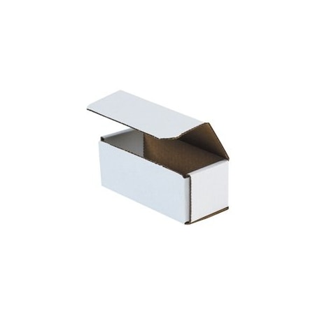 Bubblefast 50-6 x 2 1/2 x 2 3/8'' White Corrugated Mailers, 50PK BFMRX3L