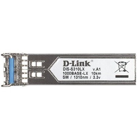 D-Link 1000Base-Lx Single-Mode Sfp Optical Transceiver, -40 To +85C DIS-S310LX