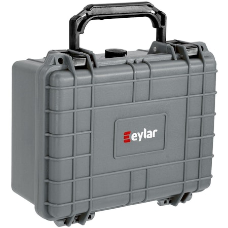 Eylar 9.12in Compact Gear Hard Case Waterproof with Foam Gray SA00042-GRA