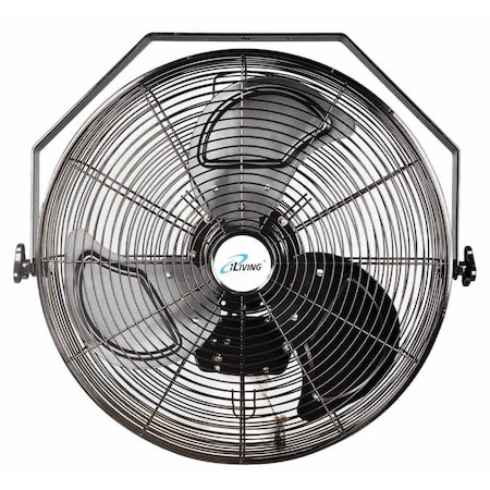 Iliving 20 Inch Industrial Wall Mount Fan, 4750 CFM High Velocity, Outdoor Rated, 3-Speed, UL Listed ILG8E20