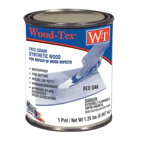 Eclectic Products 1 Pt Eclectic 34021034 Red Oak Wood-Tex Synthetic Wood Filler 34021030